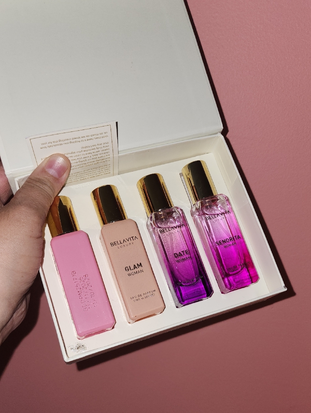 Bella Vita Rosè Woman Pink Mini Eau de Parfum Minis